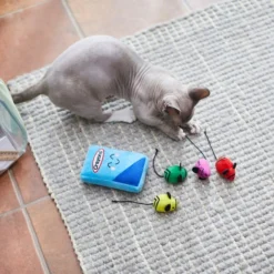 Frisco Crayon Box Plush Mice Cat Toy with Catnip, 5 count -FRISCO Sales 279413 PT3. SY630 V1628191453