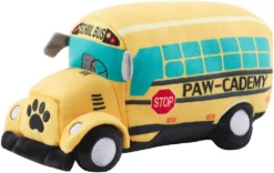 Frisco School Bus Plush Squeaky Dog Toy