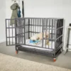 Frisco Ultimate Foldable & Stackable Heavy Duty Steel Metal Single Door Dog Crate 2 Frisco Ultimate Foldable & Stackable Heavy Duty Steel Metal Single Door Dog Crate -FRISCO Sales 280102 MAIN. SY630 V1632851483