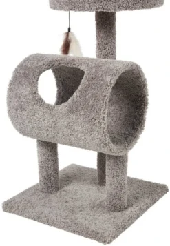 Frisco 35-in Real Carpet Cat Tree with Tunnel -FRISCO Sales 282749 PT3. SY630 V1622813243