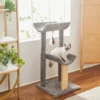 Frisco 40-in Real Carpet Tri-post Cat Tree, Gray -FRISCO Sales 282753 MAIN. SY630 V1621949377