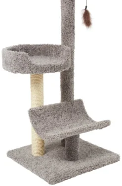 Frisco 45-in Real Carpet Cat Tree, Gray 9 Frisco 45-in Real Carpet Cat Tree, Gray -FRISCO Sales 282761 PT3. SY630 V1622813264
