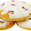 Frisco Maple Bacon Donuts Plush Squeaky Dog Toy, 3 count -FRISCO Sales 285613 MAIN. SY630 V1629726669