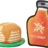 Frisco Pancakes & Maple Syrup Plush Squeaky Dog Toy, 2 count -FRISCO Sales 285627 MAIN. SY630 V1629726386