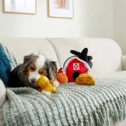 Frisco Farmhouse Hide & Seek Puzzle Plush Squeaky Dog Toy -FRISCO Sales 285629 PT3. SY630 V1629725107