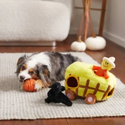 Frisco Fall Hay Wagon Hide & Seek Puzzle Plush Squeaky Dog Toy 9 Frisco Fall Hay Wagon Hide & Seek Puzzle Plush Squeaky Dog Toy -FRISCO Sales 285631 PT3. SY630 V1629724940