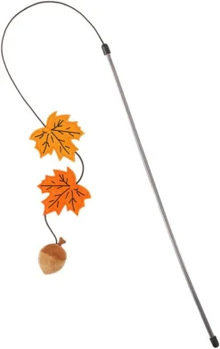 Frisco Fall Acorn & Leaves Teaser Cat Toy with Catnip