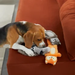 Frisco Forest Friends Stuffing-Free Skinny Plush Squeaky Dog Toy -FRISCO Sales 286571 PT3. SY630 V1634318565