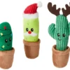 Frisco Holiday Cactus Plush Cat Toy with Catnip, 3 count 2 Frisco Holiday Cactus Plush Cat Toy with Catnip, 3 count -FRISCO Sales 287329 MAIN. SY630 V1632775331