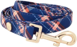 Frisco Fashion Leash, Brown Plaid