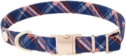 Frisco Fashion Collar, Brown Plaid