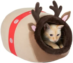Frisco Holiday Dog & Cat Reindeer Cave Bed 9 Frisco Holiday Dog & Cat Reindeer Cave Bed -FRISCO Sales 287895 PT2. SY630 V1631573659