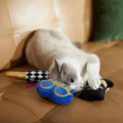 Frisco New Year's Eve Party Essentials Plush Cat Toy with Catnip, 3 count -FRISCO Sales 288472 PT3. SY630 V1638288786