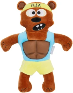 Frisco Fitness Bear Reversible Plush Squeaky Dog Toy -FRISCO Sales 288897 PT2. SY630 V1638287961