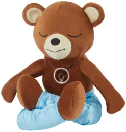 Frisco Yoga Bear Plush Squeaky Dog Toy