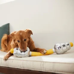 Frisco Weight Bar Wagazoo Plush Squeaky Dog Toy -FRISCO Sales 288917 PT3. SY630 V1638292413