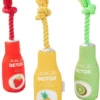 Frisco Juice Cleanse Plush Squeaky Dog Toy, 3 count -FRISCO Sales 288929 MAIN. SY630 V1638290502