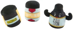 Frisco Pre-Workout & Protein Plush Cat Toy with Catnip, 3 count