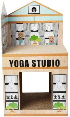 Frisco Yoga Studio Cardboard Cat House, 2-Story 8 Frisco Yoga Studio Cardboard Cat House, 2-Story -FRISCO Sales 288965 PT2. SY630 V1638291621