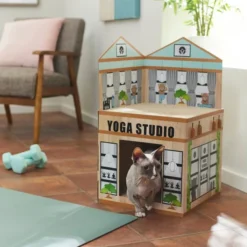 Frisco Yoga Studio Cardboard Cat House, 2-Story 9 Frisco Yoga Studio Cardboard Cat House, 2-Story -FRISCO Sales 288965 PT3. SY630 V1638292325