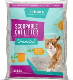 Litter-Robot||Frisco Litter-Robot WiFi Enabled Automatic Self-Cleaning Cat Litter Box + Frisco Multi-Cat Unscented Clumping Clay Cat Litter -FRISCO Sales 289229 PT6. SY630 V1618519318