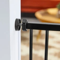 Frisco Wood & Metal Extra Wide Auto-close Dog Gate, 30-in -FRISCO Sales 289332 PT5. SY630 V1632938919