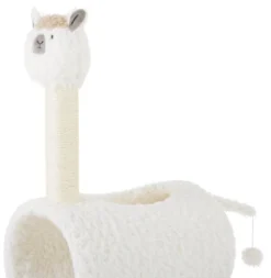 Frisco Animal Series Cat Tunnel with Scratching Post, Llama -FRISCO Sales 289345 PT2. SY630 V1630680056