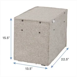 Frisco Faux linen Dog Crate Cover -FRISCO Sales 289623 PT2. SY630 V1644433626
