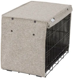 Frisco Faux linen Dog Crate Cover -FRISCO Sales 289623 PT3. SY630 V1644249007
