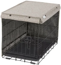 Frisco Faux linen Dog Crate Cover -FRISCO Sales 289623 PT4. SY630 V1644249011