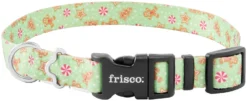 Frisco Gingerbread Cheer Dog Collar