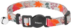 Frisco Mountain Leaves Cat Collar, 8-12 Inches, 3/8-in wide