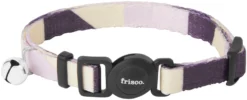 Frisco Purple Colorblock Cat Collar, 8-12 Inches, 3/8-in wide
