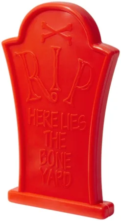 Frisco Nylon Headstone Halloween Dog Chew Toy, Peanut Butter Flavor, Medium