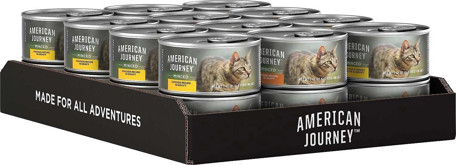American Journey||Frisco American Journey Minced Poultry in Gravy Grain-Free Canned Food + Frisco Cat Tracks Butterfly Cat Toy 6 American Journey||Frisco American Journey Minced Poultry in Gravy Grain-Free Canned Food + Frisco Cat Tracks Butterfly Cat Toy - Image 4