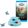 American Journey||Frisco American Journey Salmon Recipe Grain-Free Dry Food + Frisco Cat Tracks Butterfly Cat Toy