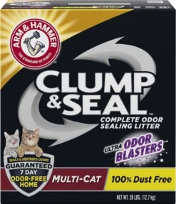 Frisco||Arm & Hammer Litter Frisco Plush, Teaser, Ball & Tri-Tunnel Toy with Catnip + Arm & Hammer Litter Clump & Seal Multi-Cat Scented Clumping Clay Cat Litter -FRISCO Sales 293064 PT3. SY630 V1620013628