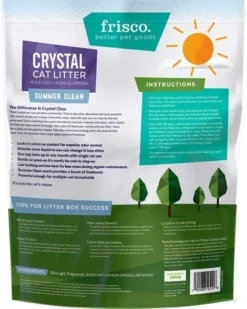 Nature's Miracle||Frisco Nature's Miracle Disposable Litter Box + Frisco Summer Clean Scented Non-Clumping Crystal Cat Litter -FRISCO Sales 293376 PT5. SY630 V1619990538