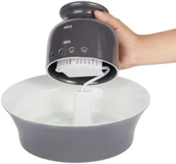 Frisco Ceramic Dog & Cat Fountain, Gray, 64-oz -FRISCO Sales 297218 PT3. SY630 V1633549288