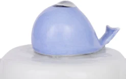 Frisco Ceramic Whale Dog & Cat Water Fountain, Blue, 64-oz -FRISCO Sales 297220 PT2. SY630 V1633549325