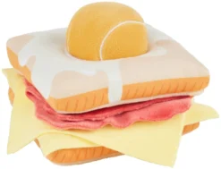 Frisco Brunch Egg in Hole 2-in-1 Plush Squeaky Dog Toy