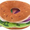 Frisco Brunch Bagel with Lox Plush Squeaky Dog Toy 1 Frisco Brunch Bagel with Lox Plush Squeaky Dog Toy -FRISCO Sales 297256 MAIN. SY630 V1642086699