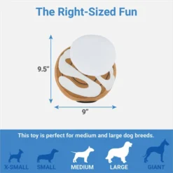 Frisco Brunch Cinnamon Roll Jumbo Plush Squeaky Dog Toy -FRISCO Sales 297260 PT1. SY630 V1643916682