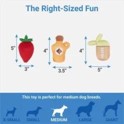 Frisco Brunch Pancake Hide & Seek Puzzle Plush Squeaky Dog Toy 8 Frisco Brunch Pancake Hide & Seek Puzzle Plush Squeaky Dog Toy -FRISCO Sales 297266 PT2. SY630 V1643916712