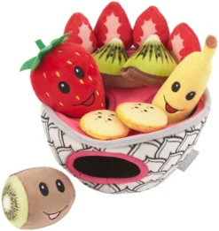 Frisco Brunch Acai Bowl Hide & Seek Puzzle Plush Squeaky Dog Toy