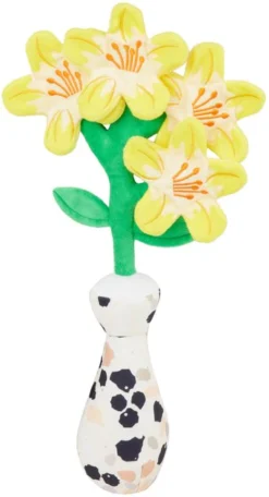 Frisco Brunch Flowers Plush Squeaky Dog Toy