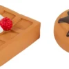 Frisco Brunch Pancake & Waffle Latex Squeaky Dog Toy, 2 count -FRISCO Sales 297272 MAIN. SY630 V1642086734
