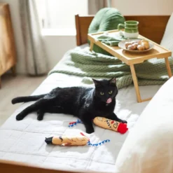 Frisco Brunch French Baguette Plush Cat Toy with Catnip, 2 count -FRISCO Sales 297304 PT2. SY630 V1642088919