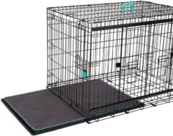 Frisco Heavy Duty Enhanced Lock Sliding Double Door Fold & Carry Wire Dog Crate & Mat Kit 13 Frisco Heavy Duty Enhanced Lock Sliding Double Door Fold & Carry Wire Dog Crate & Mat Kit -FRISCO Sales 297461 PT4. SY630 V1633115628