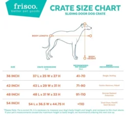 Frisco Heavy Duty Enhanced Lock Sliding Double Door Fold & Carry Wire Dog Crate & Mat Kit, 54 inch 11 Frisco Heavy Duty Enhanced Lock Sliding Double Door Fold & Carry Wire Dog Crate & Mat Kit, 54 inch -FRISCO Sales 297463 PT2. SY630 V1633114604